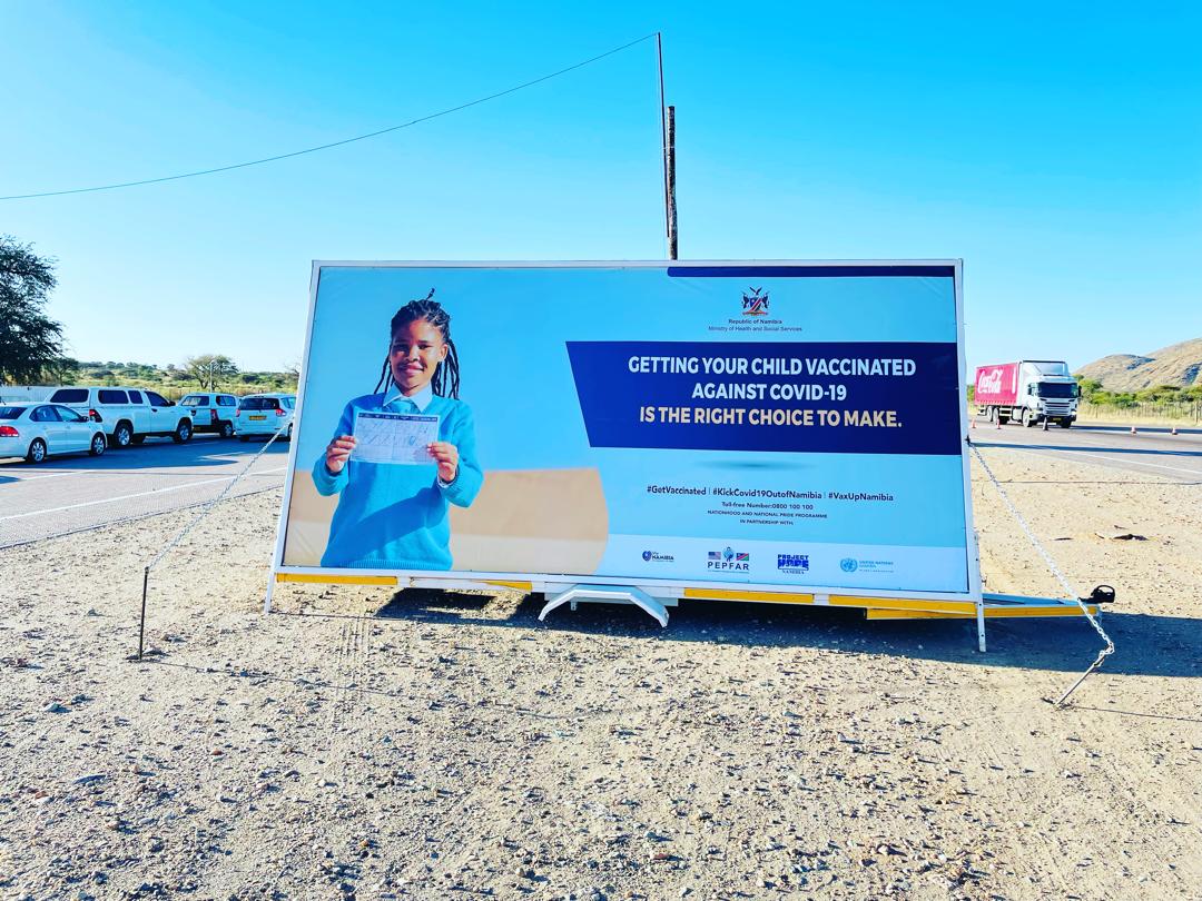 MINISTRY OF HEALTH AND SOCIAL SERVICES – Strategic Mobile Billboards Campaign for COVID-19Awareness