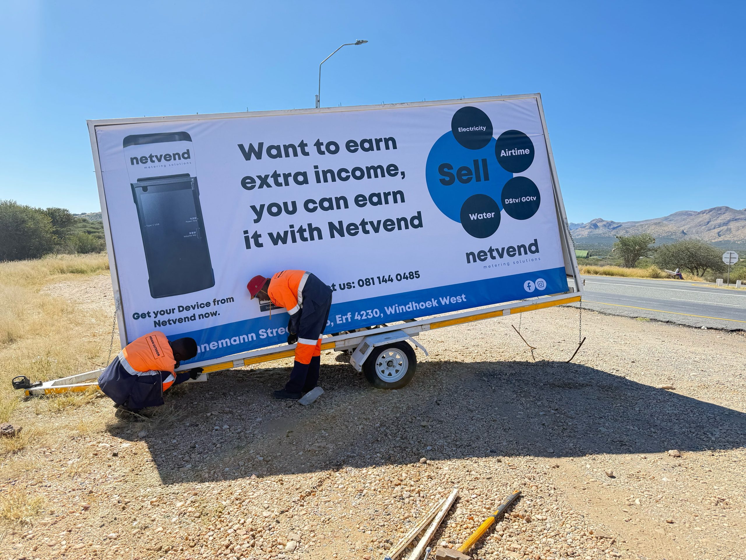 Driving Targeted Brand Visibility for NETVEND Through Mobile Out-of-Home Media